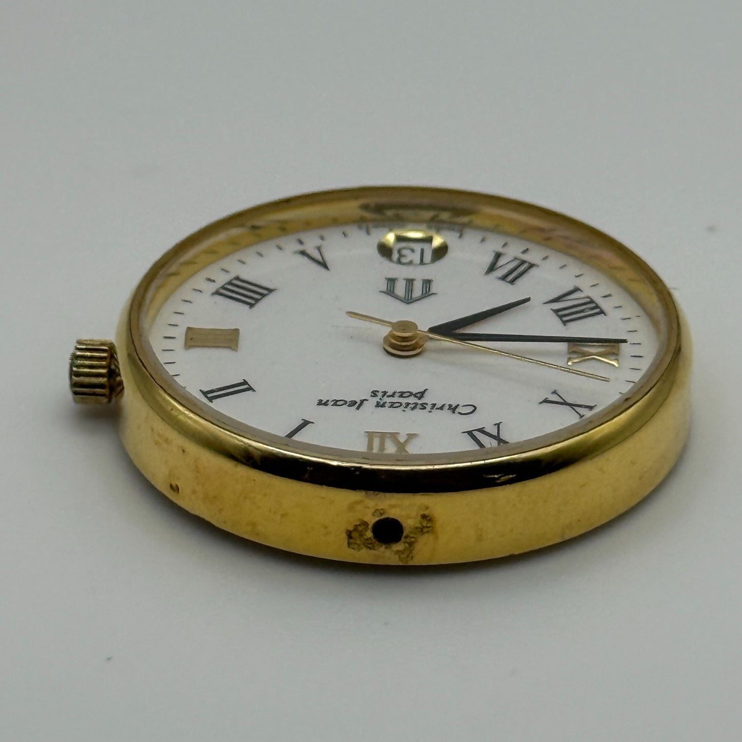 Christian Jean Paris Michelangelo Ladies Quartz Watch Date Swiss 26mm To REPAIR