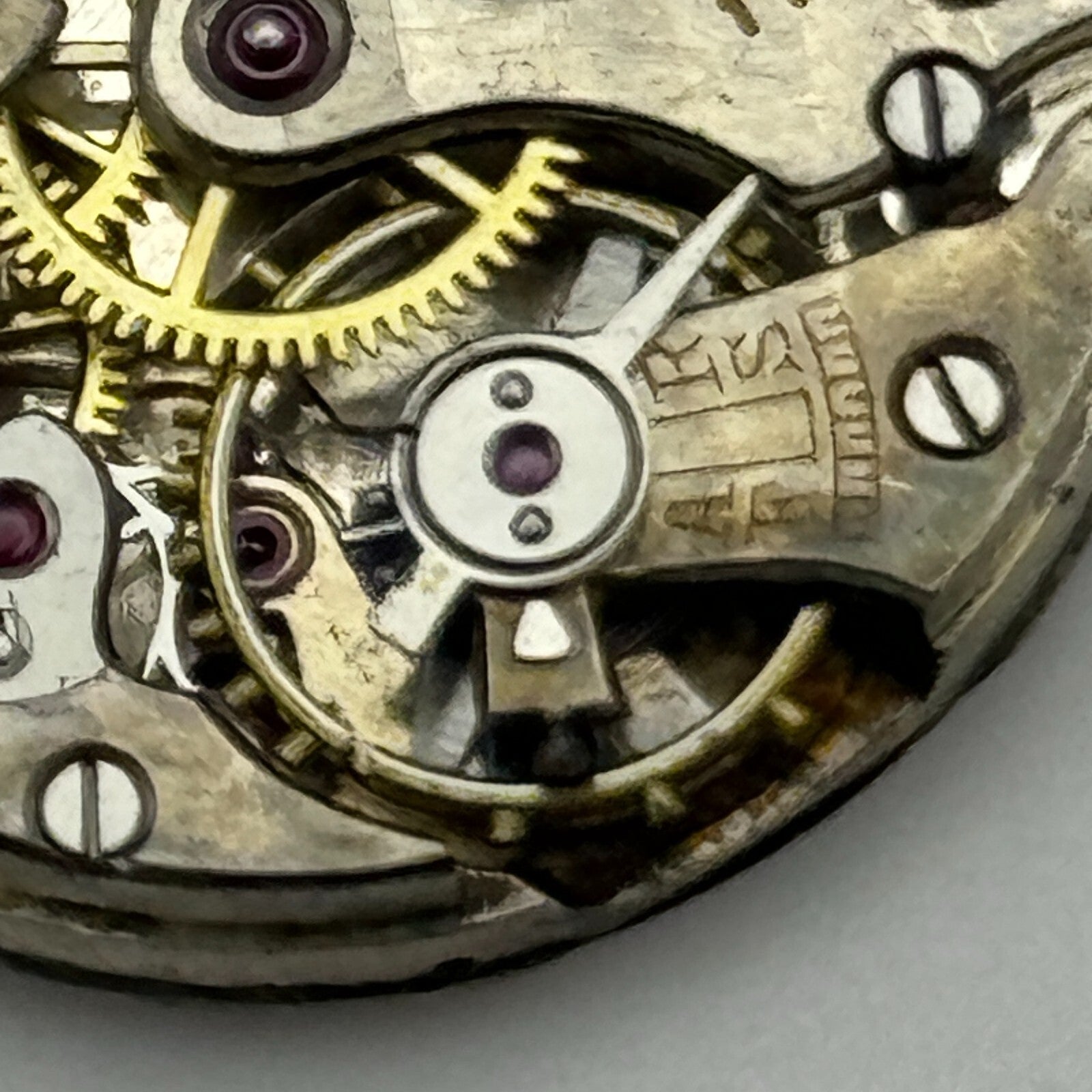 22mm Vertex Revue Balance Ok Sub Seconds 15 Jewels Trench Watch Movement PARTS