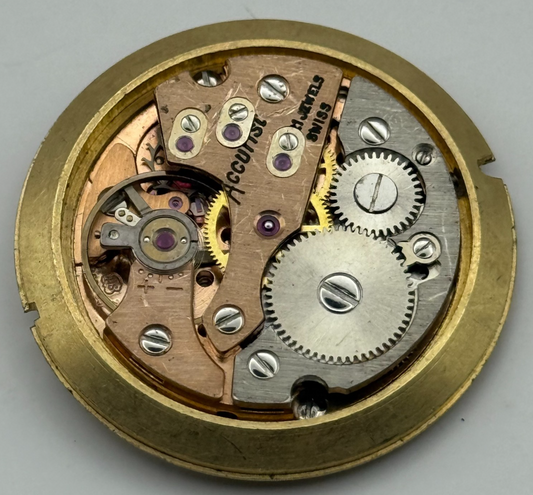 AS 1691/93 Watch Movement Accurist Manual Wind Vintage Swiss Parts Repair 30.3mm
