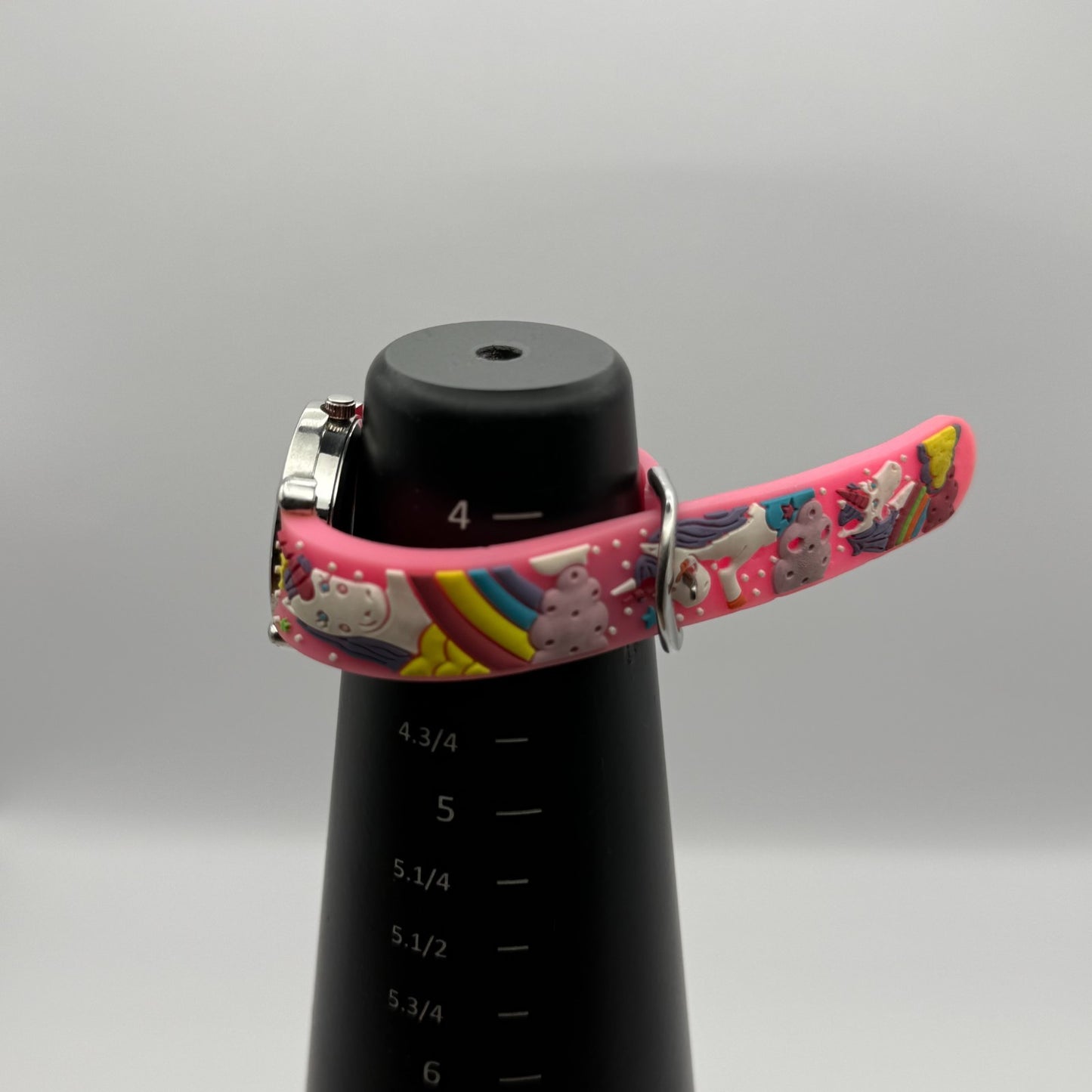 Citron Kids Quartz Watch Unicorn Print Strap Pink Dial Working 27mm New Battery