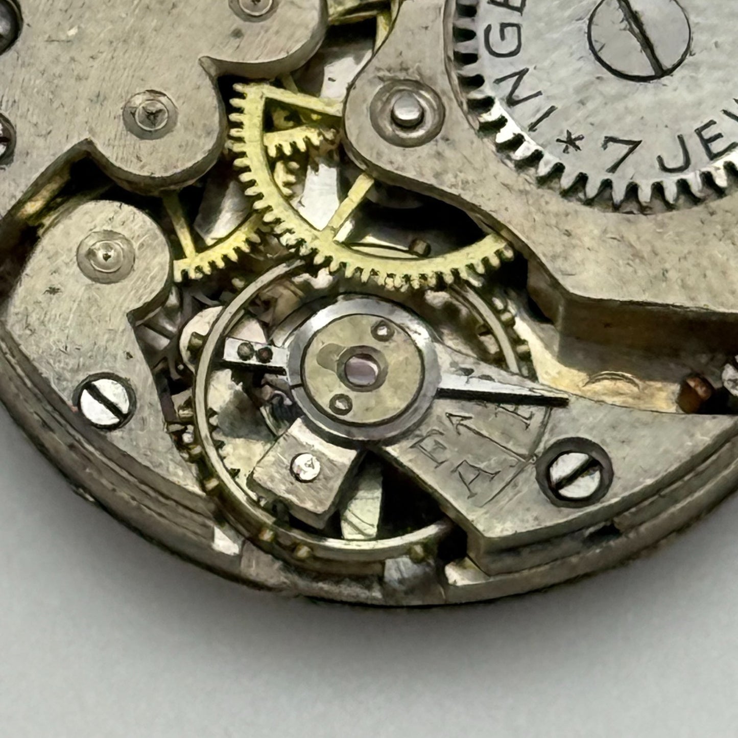23.6mm Vintage Ingersoll Rolex Rolco Manual Wind Watch Movement PARTS REPAIR