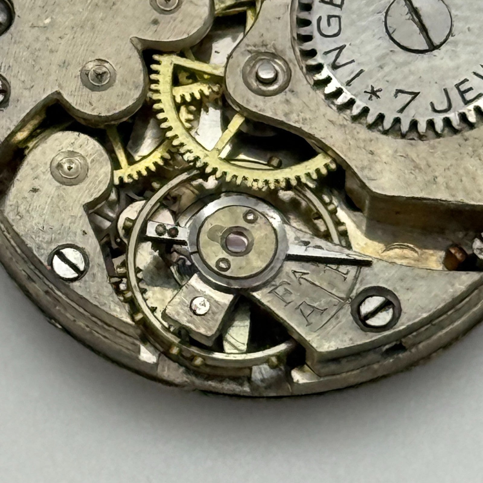 23.6mm Vintage Ingersoll Rolex Rolco Manual Wind Watch Movement PARTS REPAIR