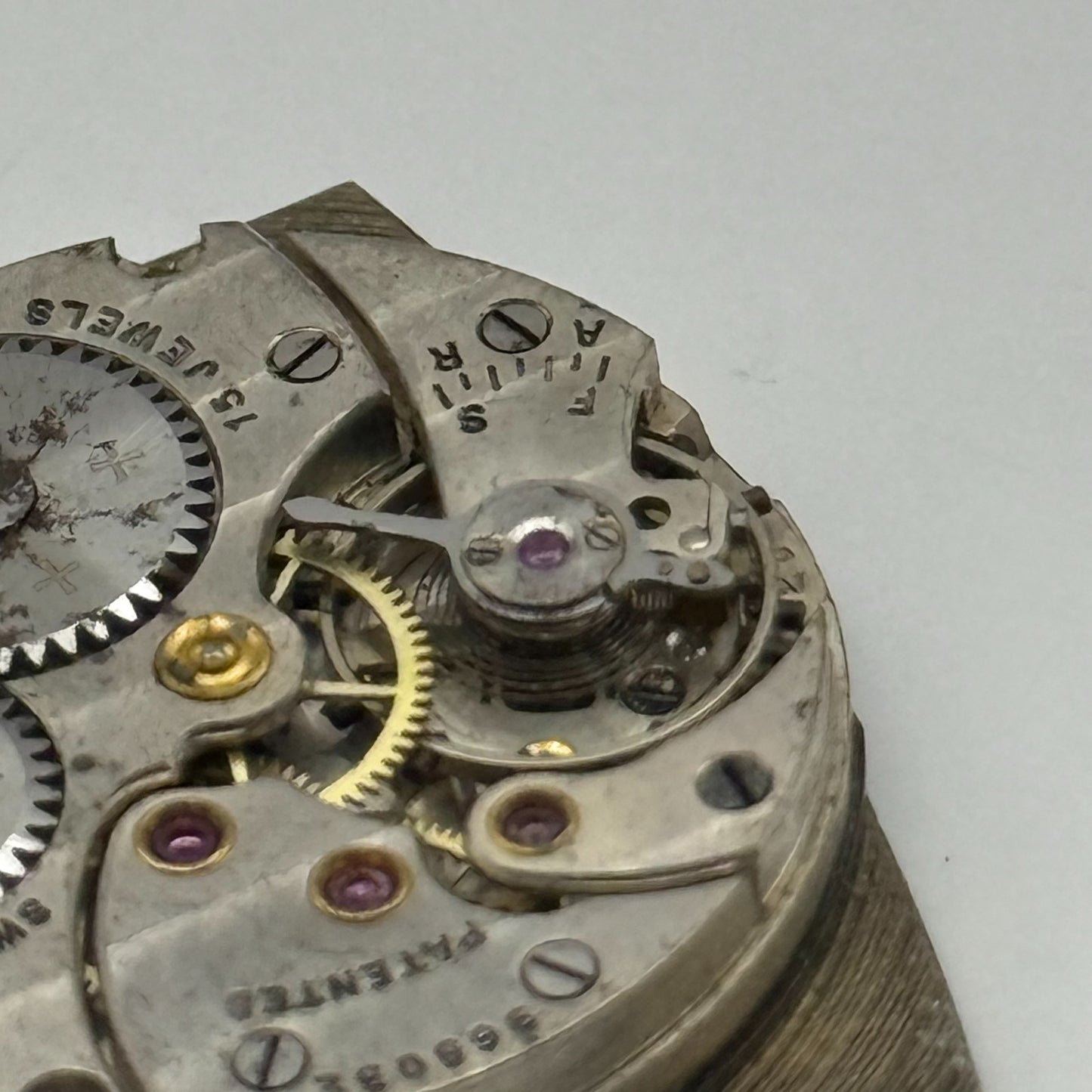 Cyma REF 032B Watch Movement Manual Wind Vintage Swiss 15 Jewels Repair 26.1mm