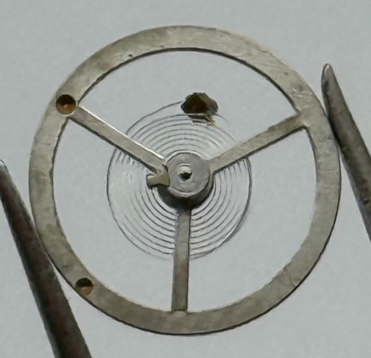 Brac 300 301 Balance Wheel Complete And Spring 1604 Watch Movement Parts 