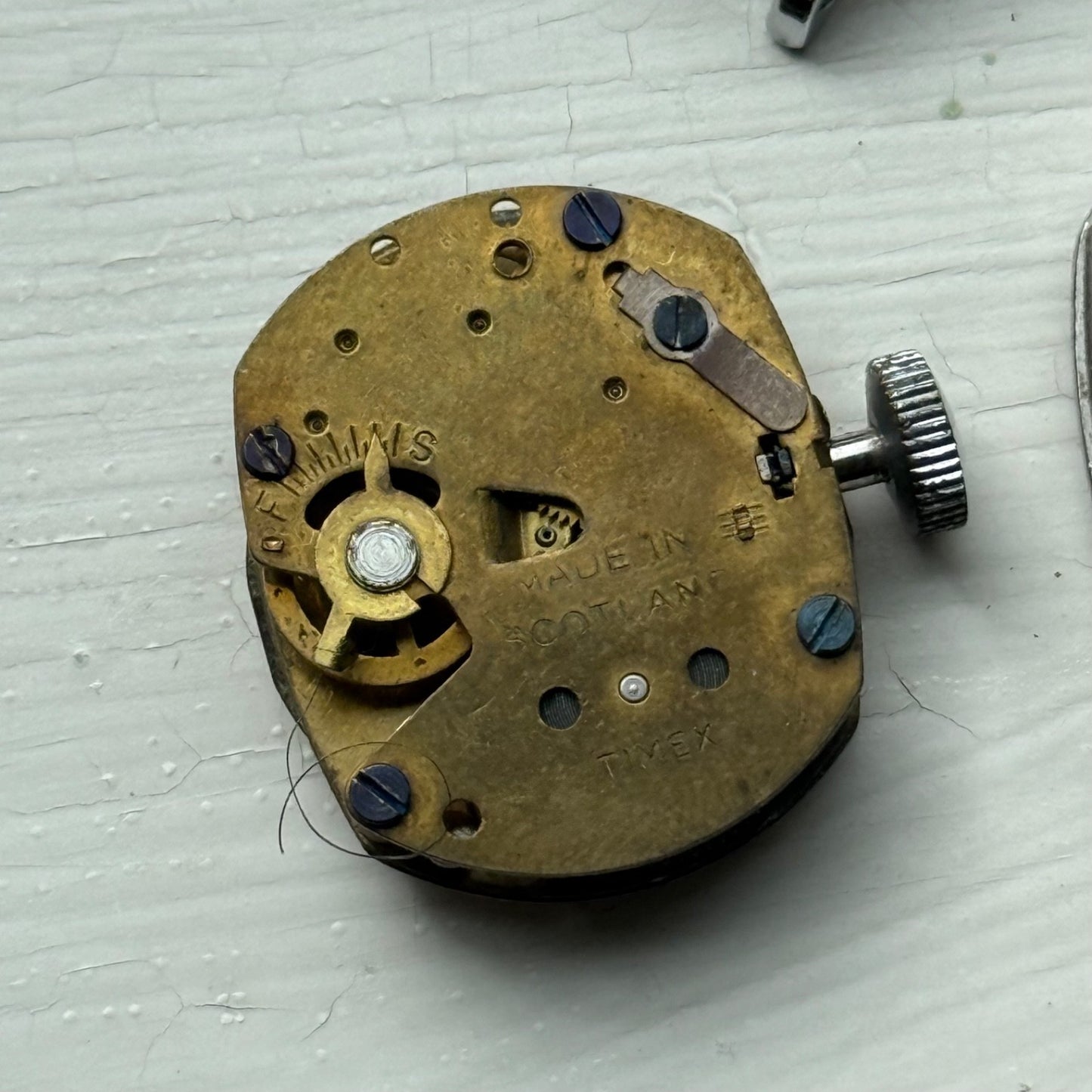 Vintage 1950s Timex Cinderella Great Britain Manual Wind Watch PARTS / REPAIR