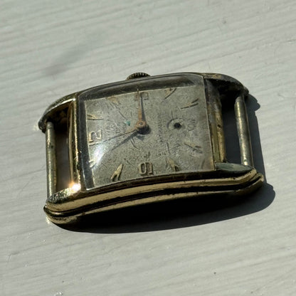 22mm Vintage 15 Jewels Antimagnetic Swiss Aluminium Manual Wind Watch For PARTS
