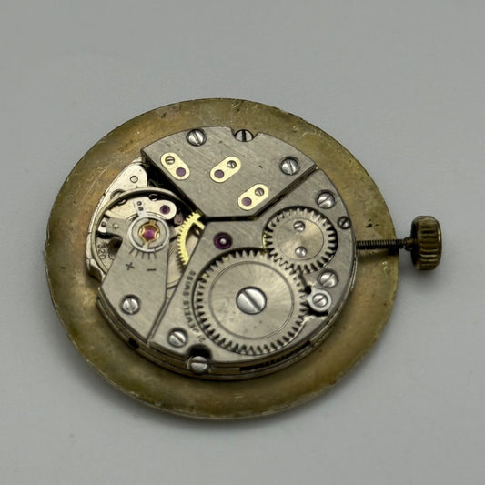 Talis Peseux P320 Watch Movement Running Manual Wind Vintage Swiss Parts 23.7mm