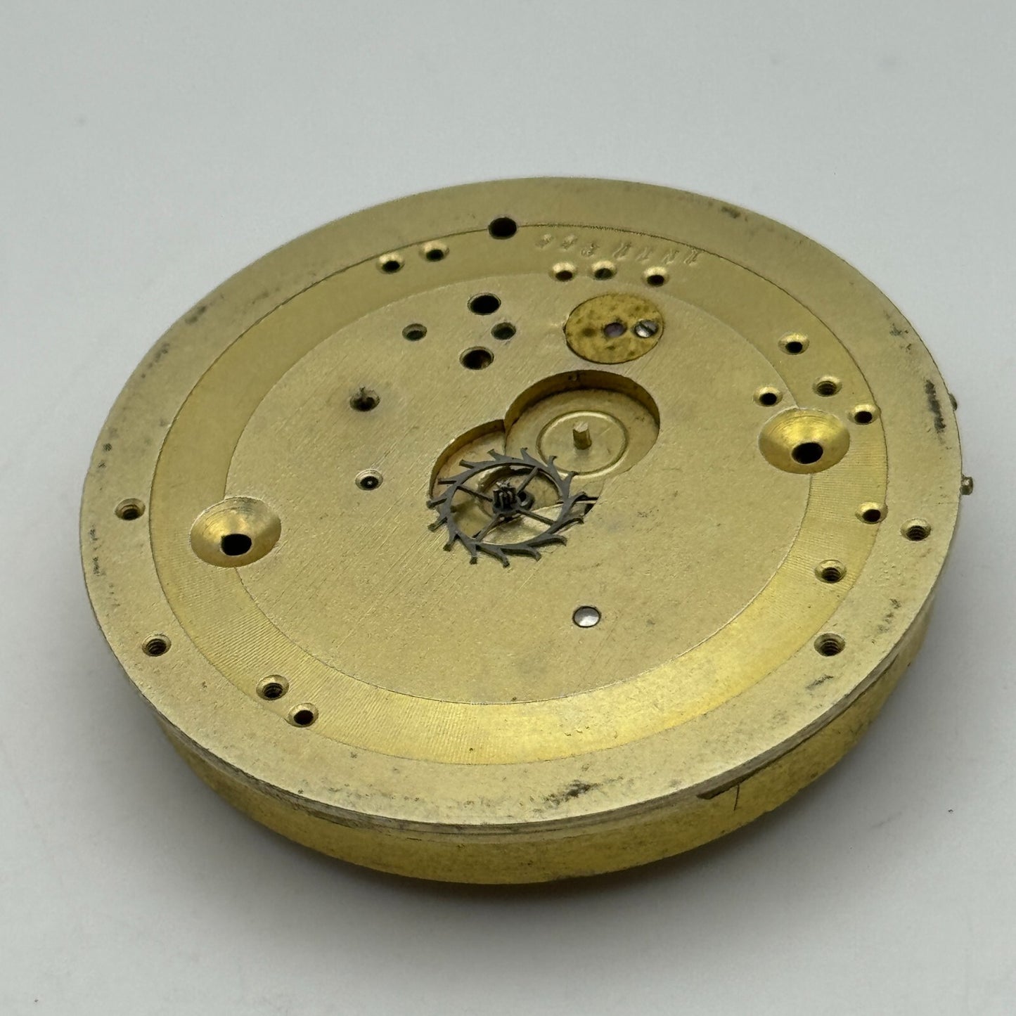 45.3mm Antique Dimier Freres & Cie D F & C Key Wound Pocket Watch Movement PARTS