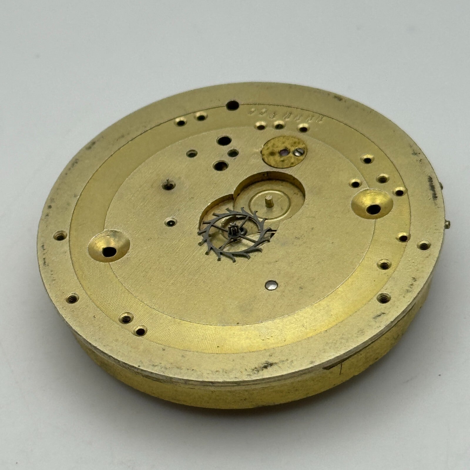 45.3mm Antique Dimier Freres & Cie D F & C Key Wound Pocket Watch Movement PARTS