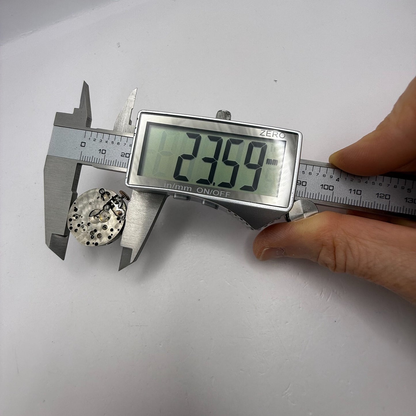 23.5mm Vintage Hora 2adj Trench Manual Wind Watch Movement PARTS REPAIR