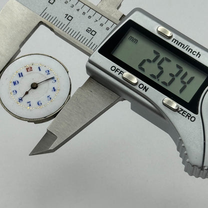 25.3mm Civic Watch Co Mens Trench Watch Movement Manual Wind Vintage Swiss PARTS