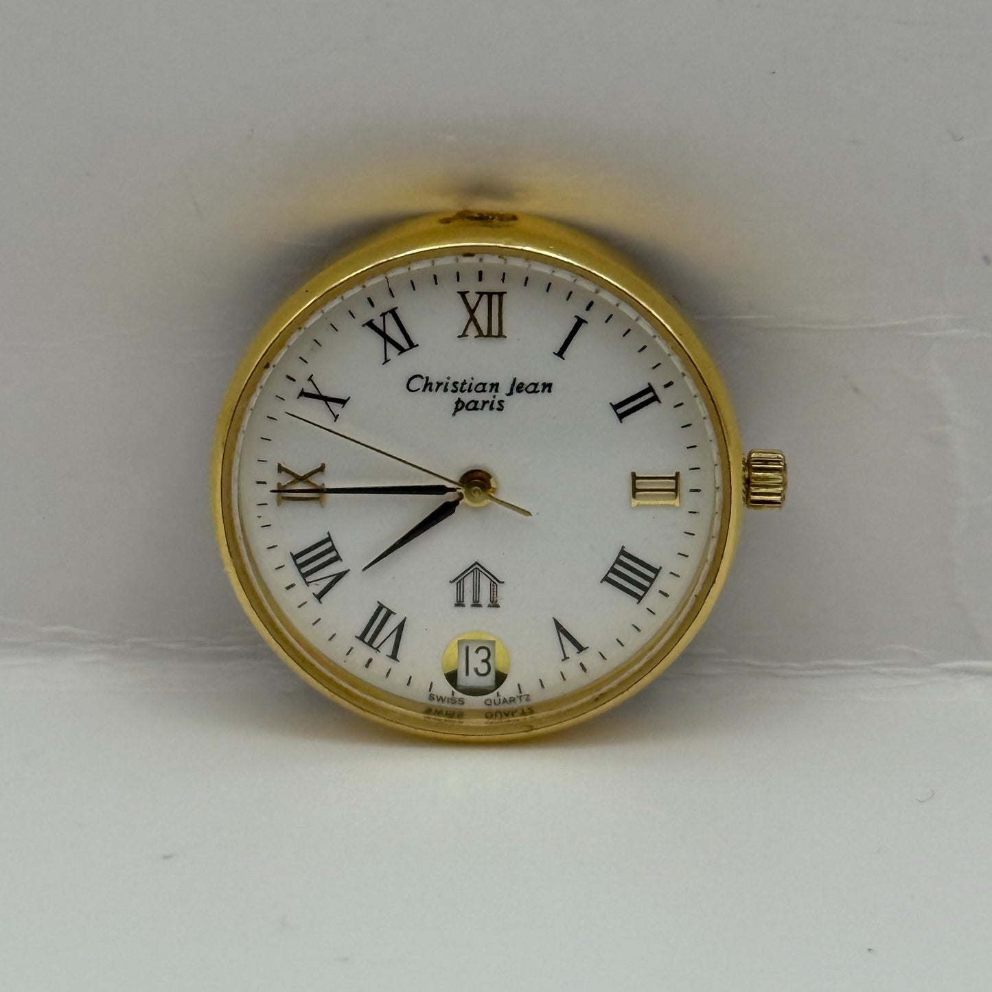 Christian Jean Paris Michelangelo Ladies Quartz Watch Date Swiss 26mm To REPAIR