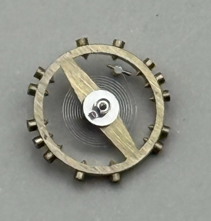 AS 1677 Balance Wheel Complete And Spring Inca 1224 M Watch Movement Parts NOS