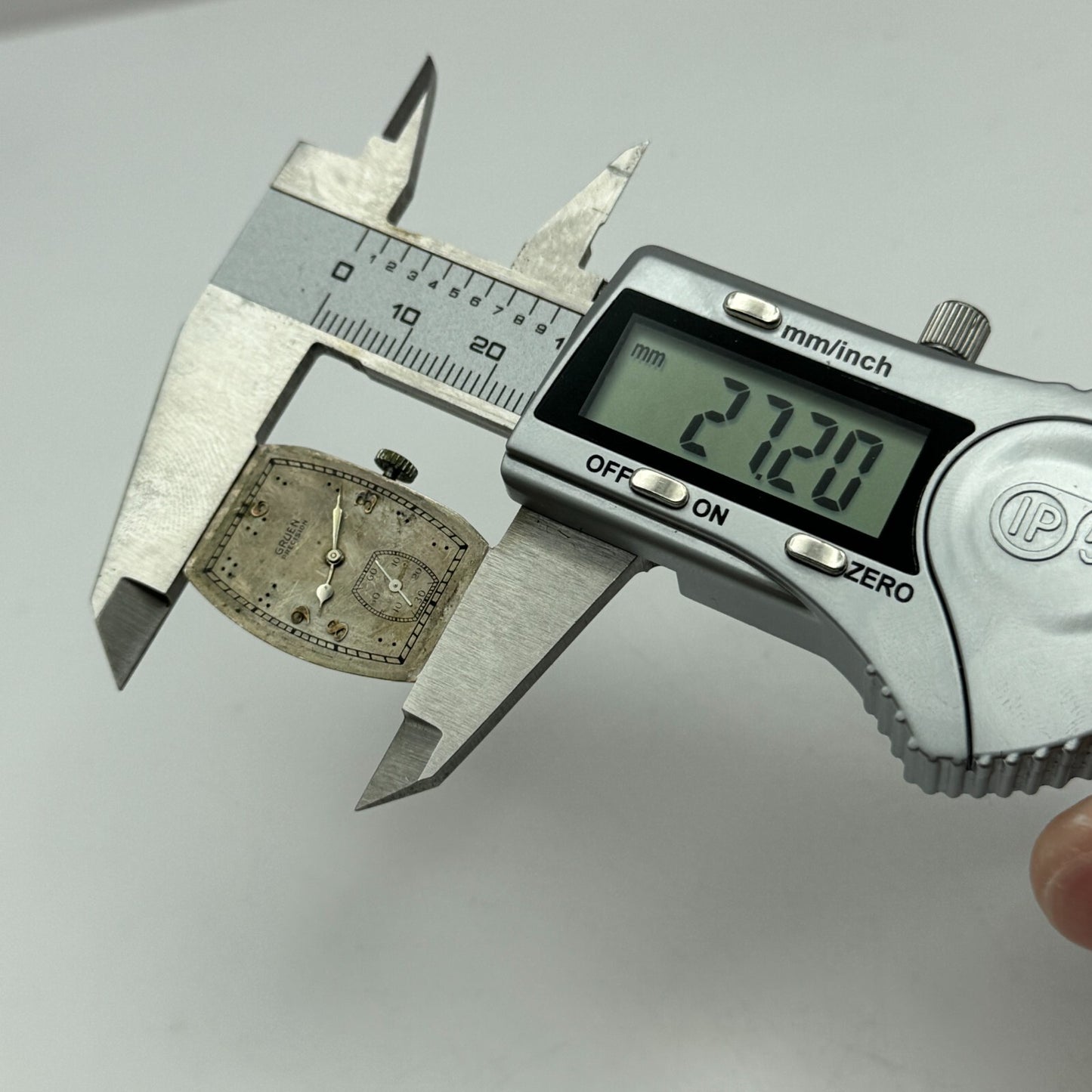 19mm Gruen 117 GR Precision Temp Adjusted Manual Wind Swiss Watch Movement PARTS