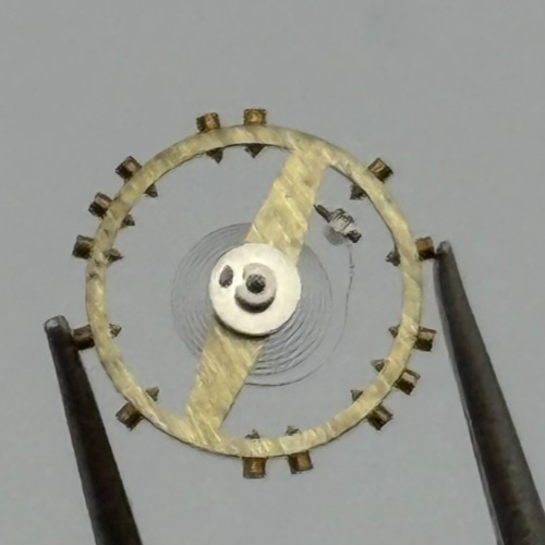 FHF 120 Balance Wheel Complete And Spring 6 3/4–8’’’ 205 M Watch Movement Parts