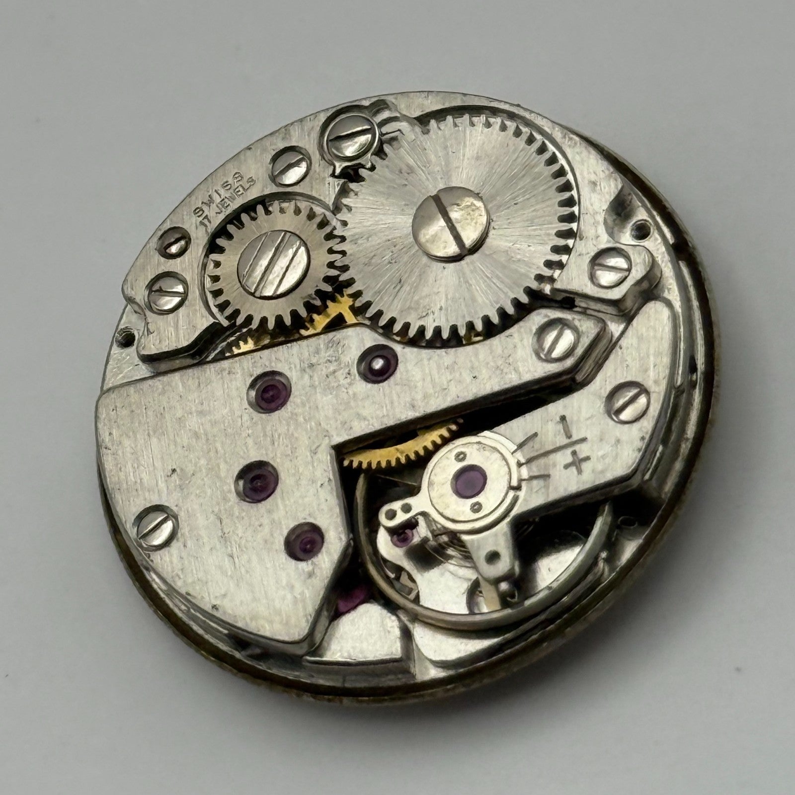 FHF 70 Watch Movement H Samuel Manual Wind Vintage Swiss Parts Repair 23.4mm