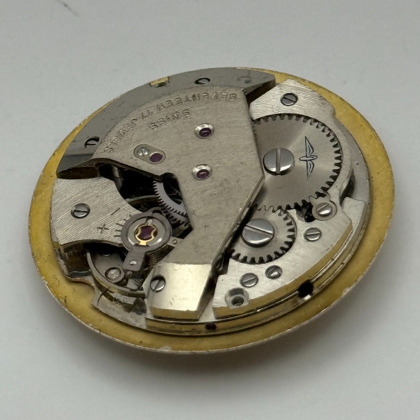 AS 1795 Watch Movement Rotary Manual Wind Vintage Swiss Parts Repair 25.8mm
