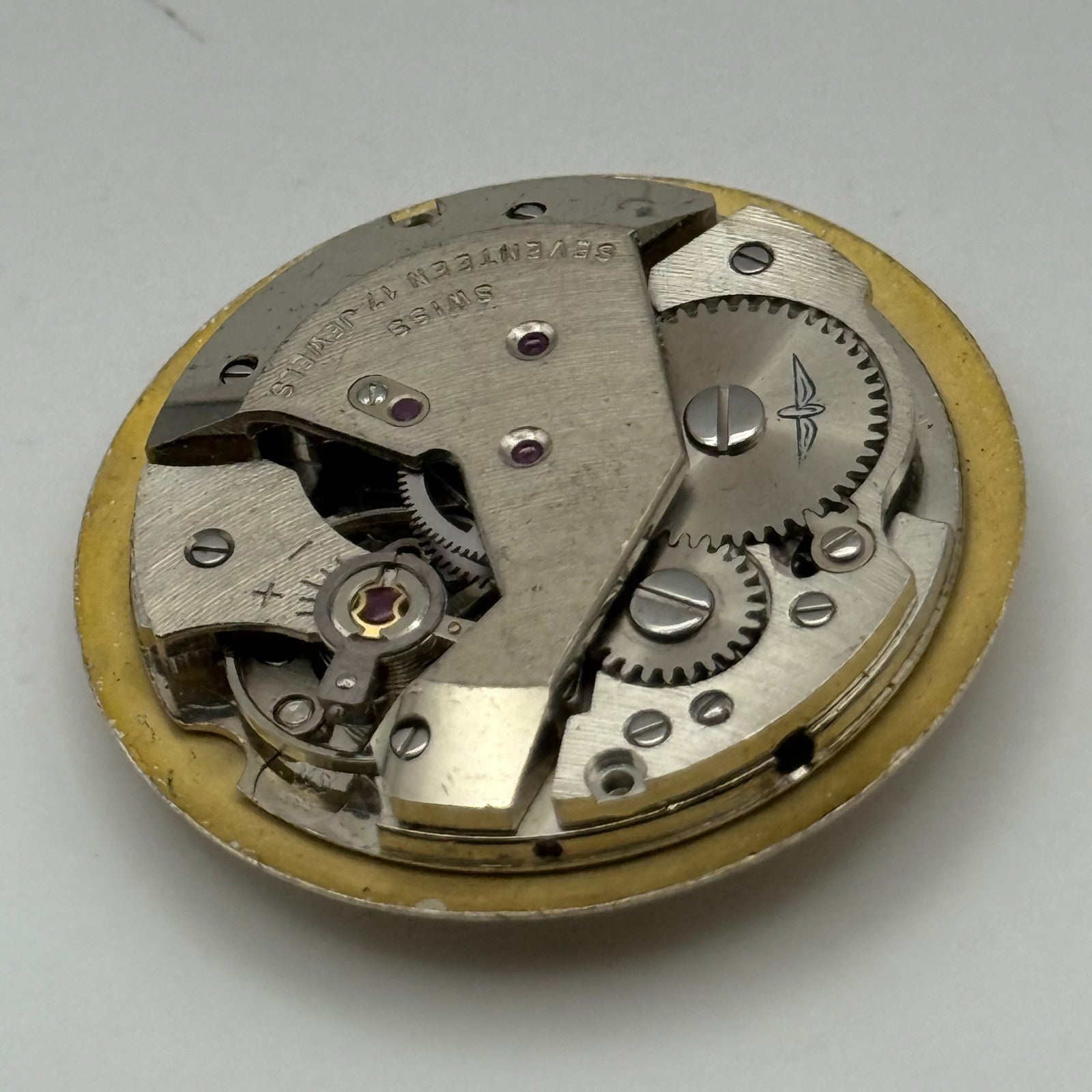 AS 1795 Watch Movement Rotary Manual Wind Vintage Swiss Parts Repair 25.8mm