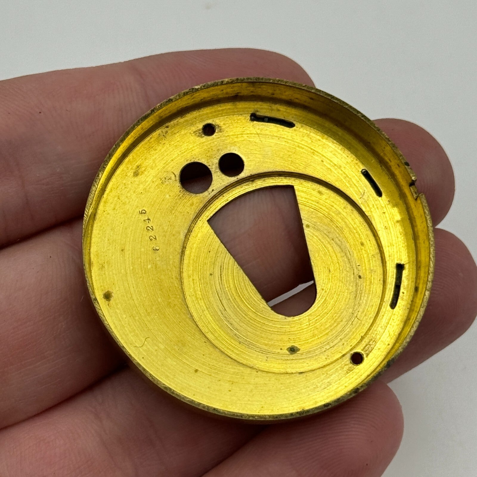 46mm Antique Kendal & Dent Cheapside London Pocket Watch Movement PARTS SPARES