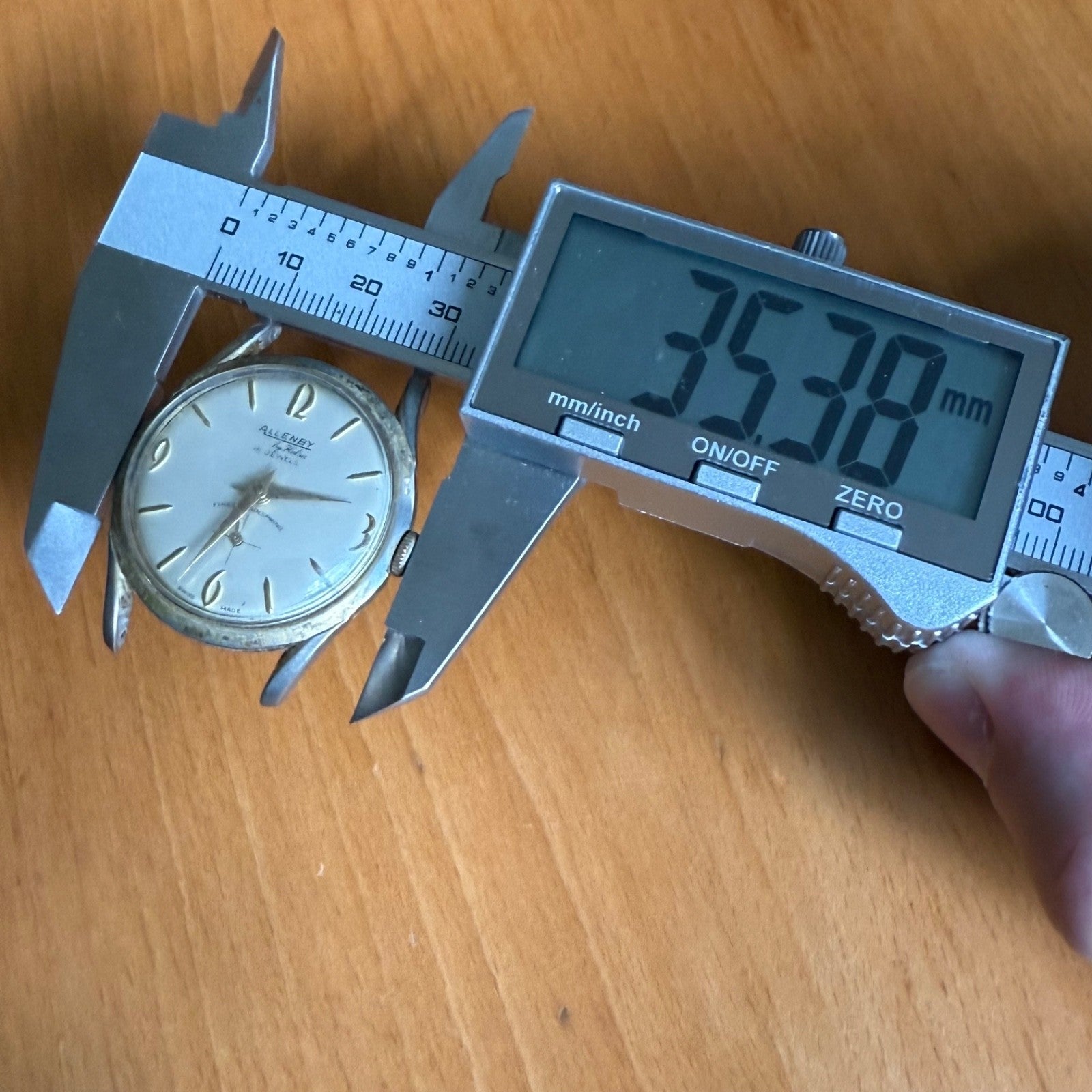 34mm Allenby Helsa Finest Mainspring Brevete 314705 Vintage Manual Watch PARTS