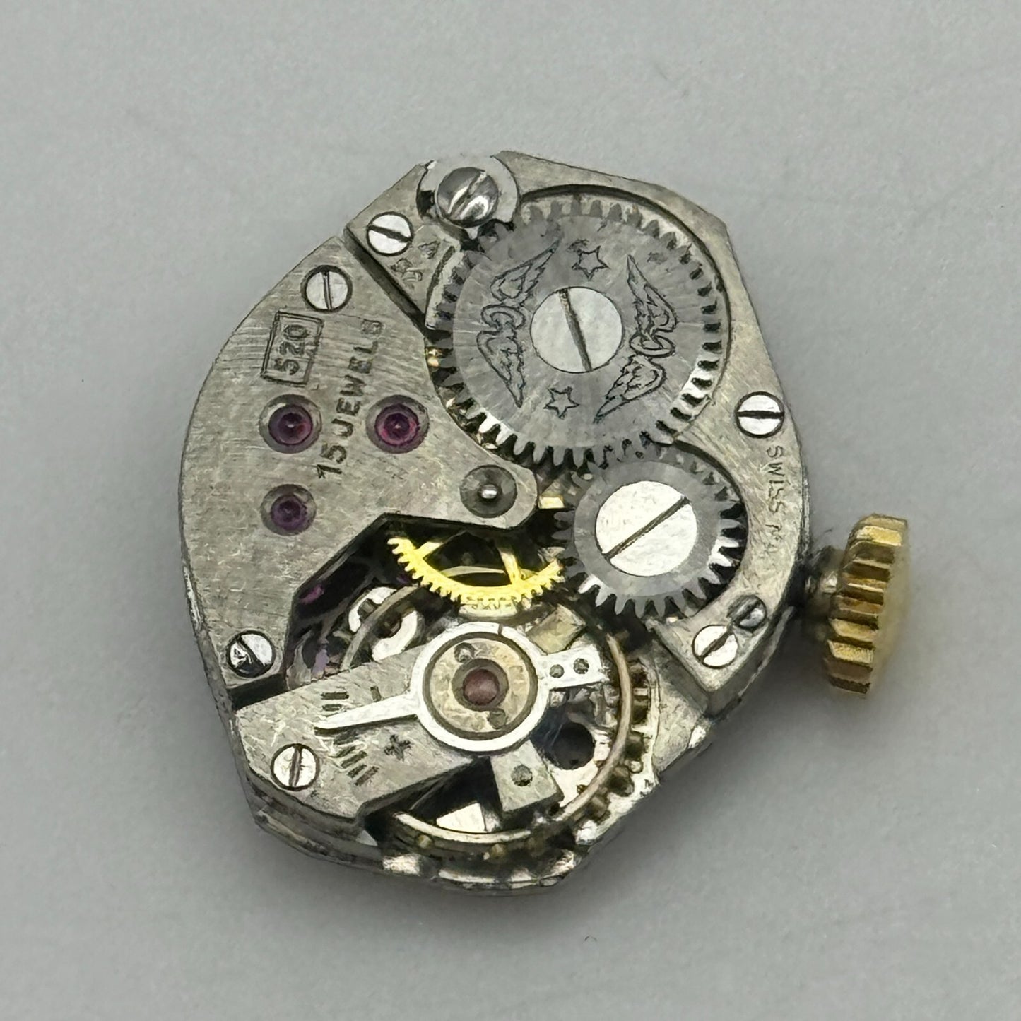 15.1mm Ladies Rotary 520 MD 15 Jewels Manual Wind Swiss Watch Movement PARTS