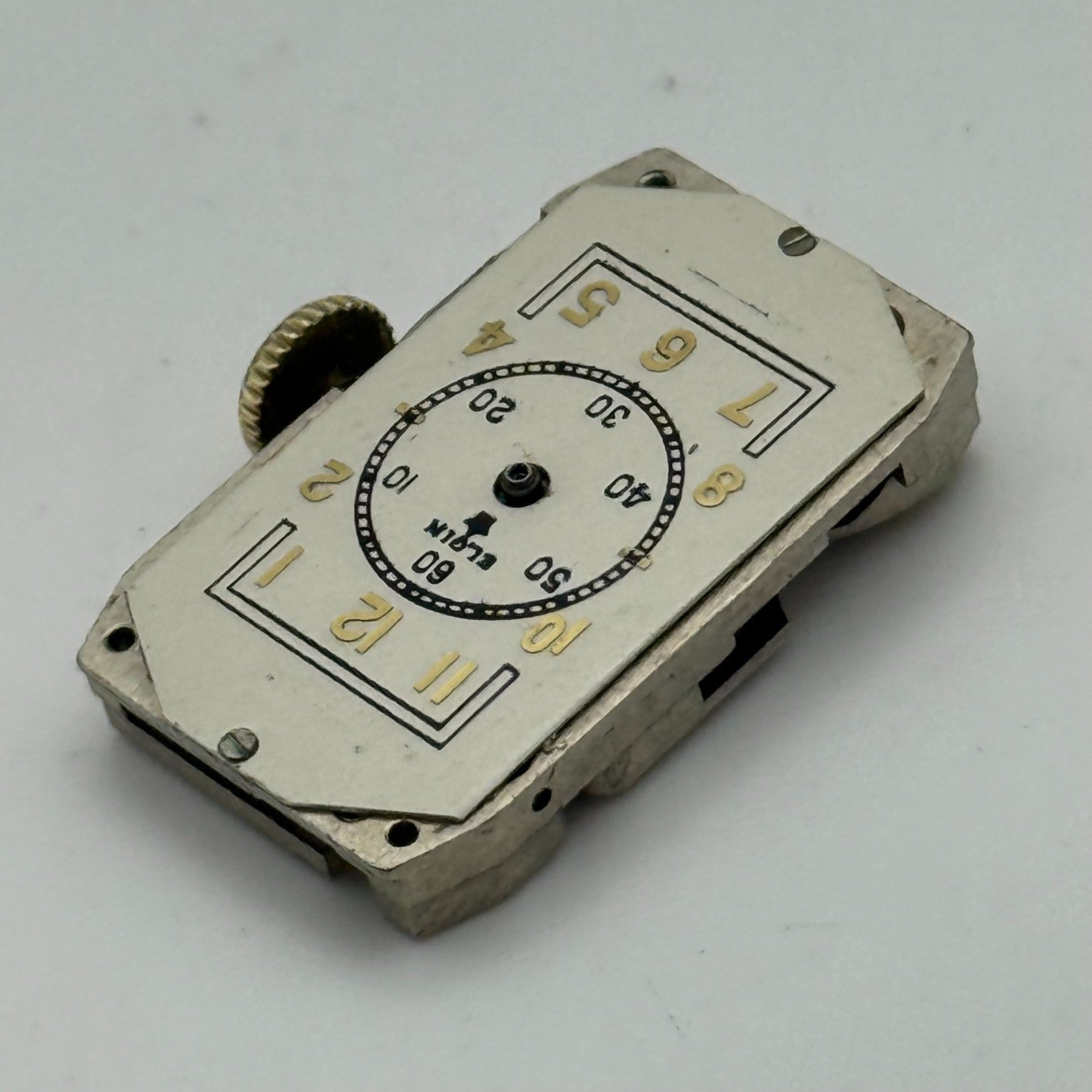 Running 1938 Vintage 18/0s Elgin 522 Model 1 American Watch Movement FOR PARTS