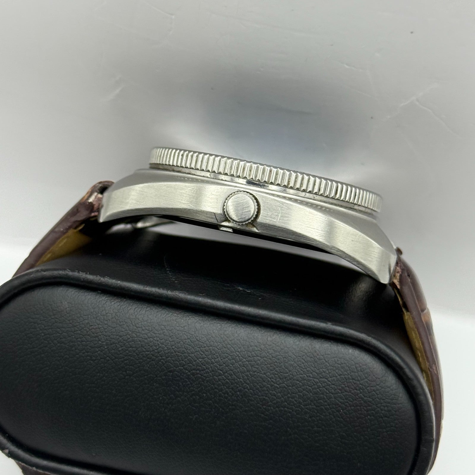 Fossil Blue 100 Meters Men’s Watch Quartz AM-3680 Date Dial Steel Working 38mm