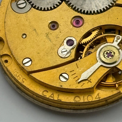 Smiths Imperial Cal 0104 Watch Movement Manual Wind Vintage Parts Repair 27.2mm