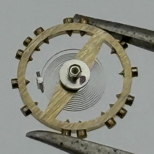AS 1677 Balance Wheel Complete And Spring 1414 M Watch Movement Parts NOS