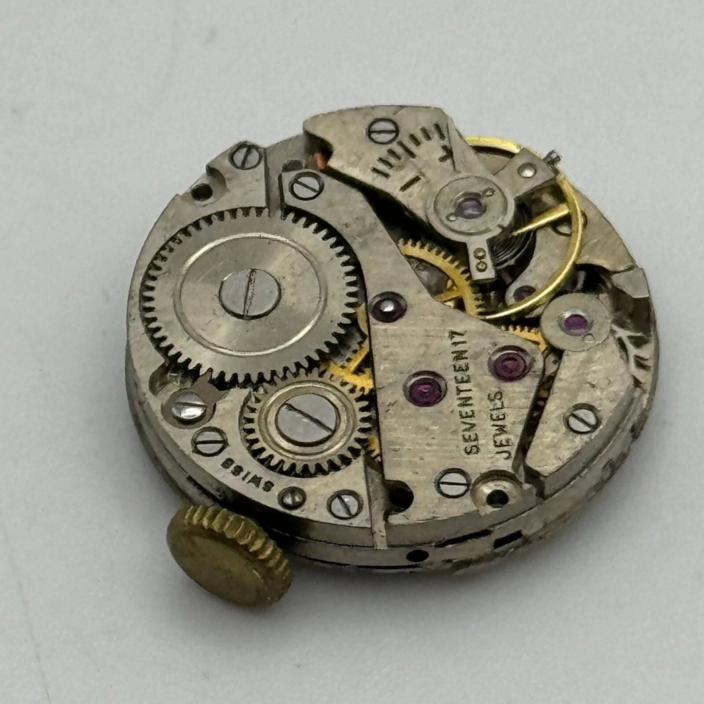 19.7mm Trebex AS 970 A Schild Sub Seconds Manual Wind Swiss Watch Movement PARTS