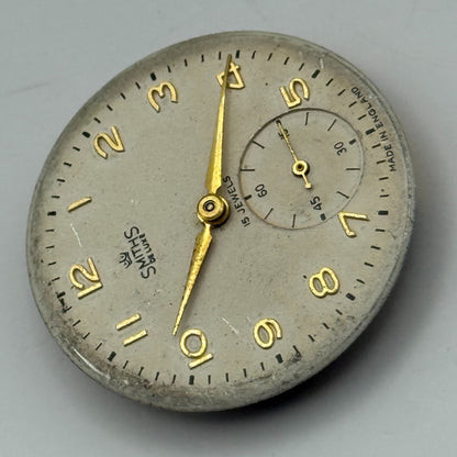 Smiths De Luxe C277089 Watch Movement Manual Wind Vintage Parts Repair 26.6mm