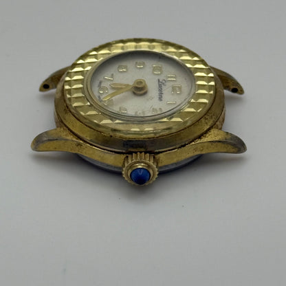 25mm Running Vintage Lucerne Diamond Tooled Swiss Gold Plated Manual Wind PARTS