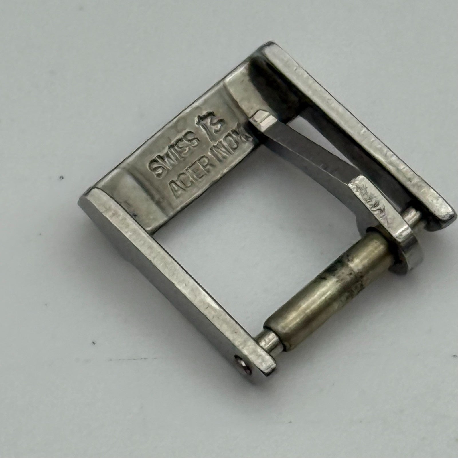 12mm Vintage Omega Watch Buckle Original Stainless Steel Acier Inox Swiss PARTS