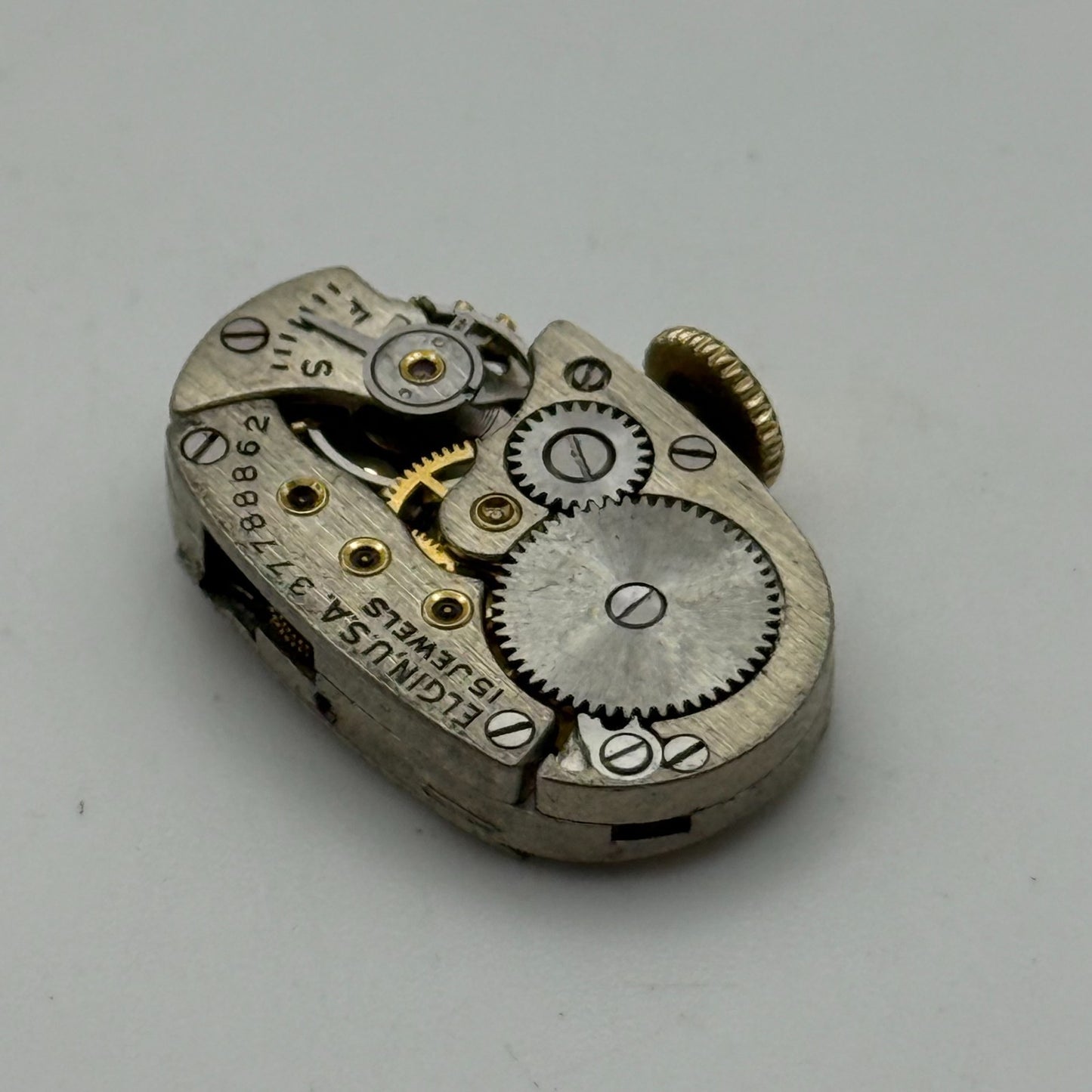 1938 Vintage 21/0s Elgin 541 Model 2 American Watch Movement PARTS REPAIR