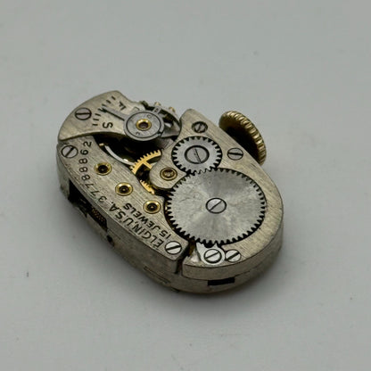 1938 Vintage 21/0s Elgin 541 Model 2 American Watch Movement PARTS REPAIR