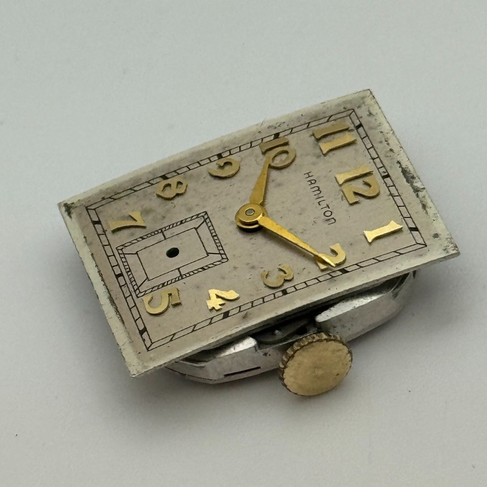 20.4mm Running Hamilton Cal 770 Manual Wind 22 Jewels USA Watch Movement PARTS