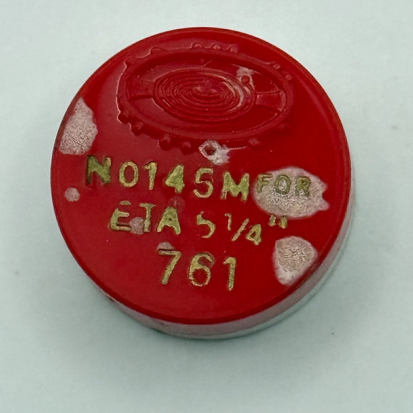 ETA 761 Balance Complete 5 1/4''' Renata 145 M Watch Movement Parts DAMAGED