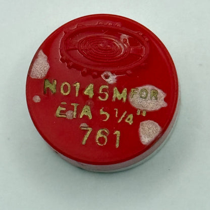 ETA 761 Balance Complete 5 1/4''' Renata 145 M Watch Movement Parts DAMAGED