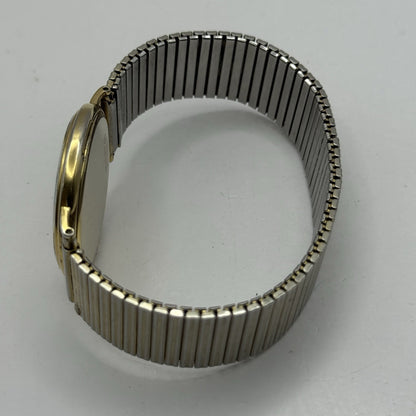 33mm Working Vintage Unisex Citizen Gold Plate Date Dial Expandable Quartz Watch