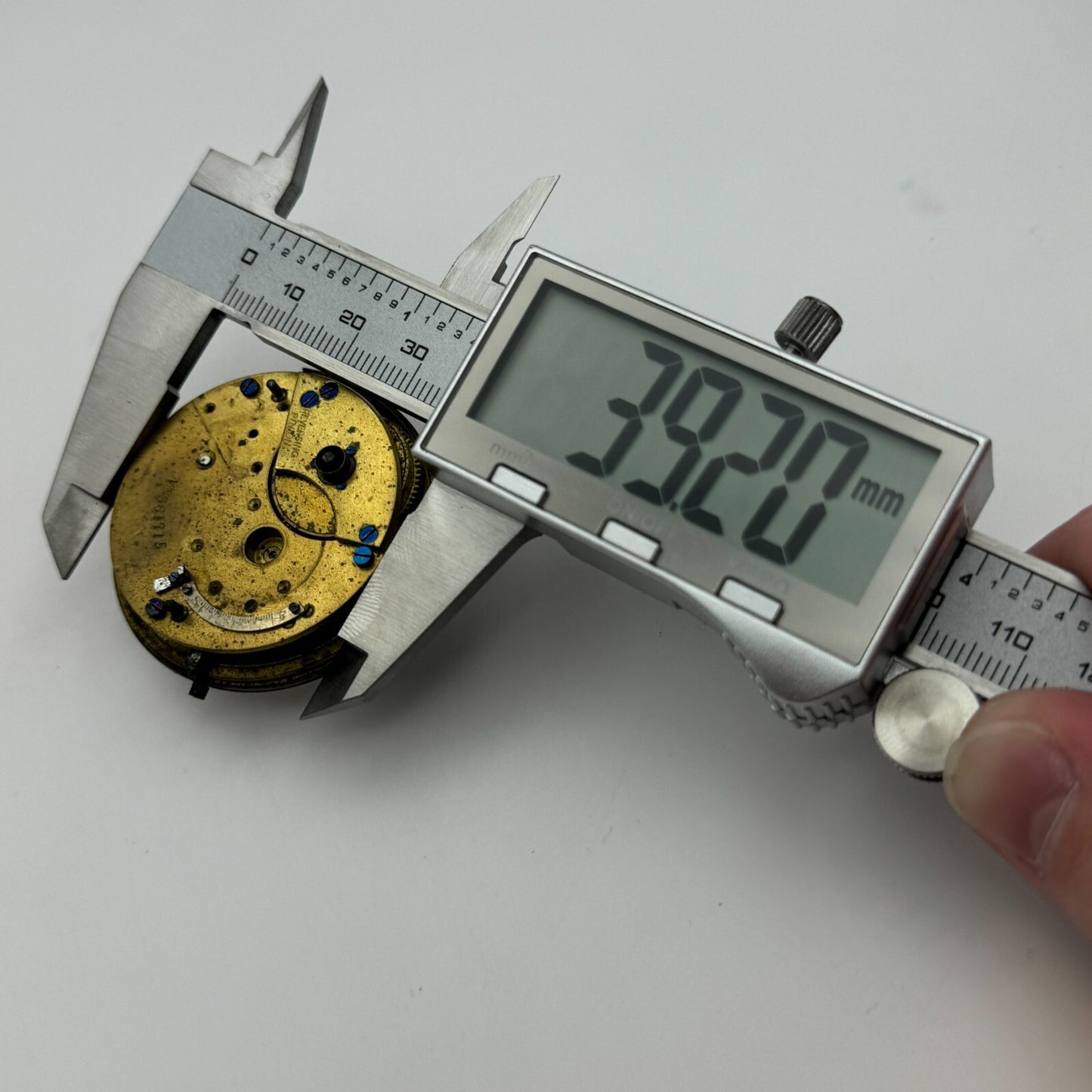 44.7mm Antique J G Graves English Express Lever Pocket Watch Movement PARTS