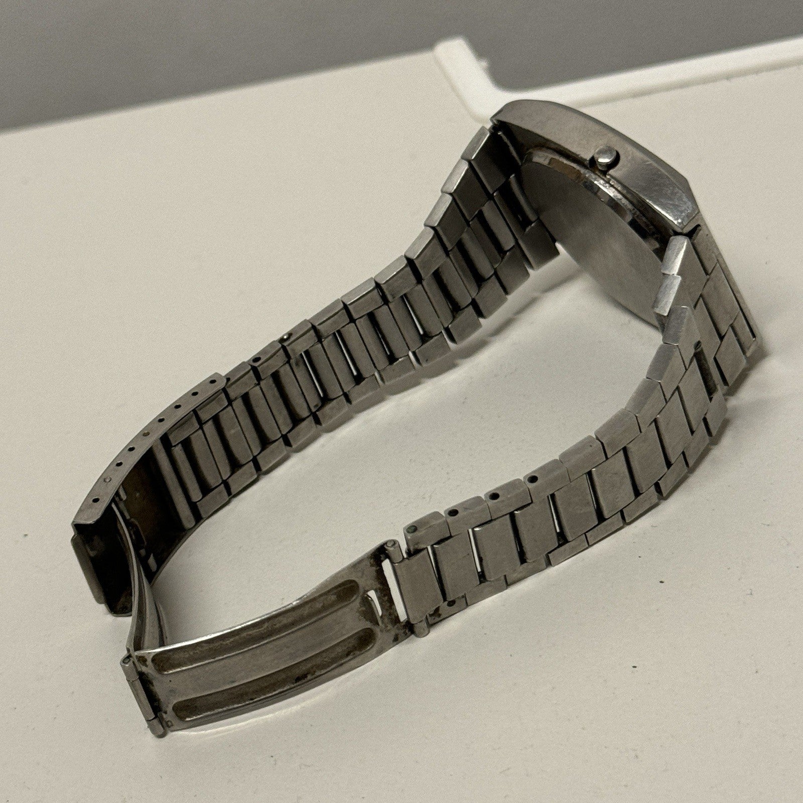 37mm Tissot 2040 Liquid Crystal 40626 - 2144 Quartz LCD Vintage Watch FOR PARTS