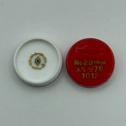 AS 976 1012 Balance Wheel Complete And Spring 29 M Watch Movement Parts NOS 