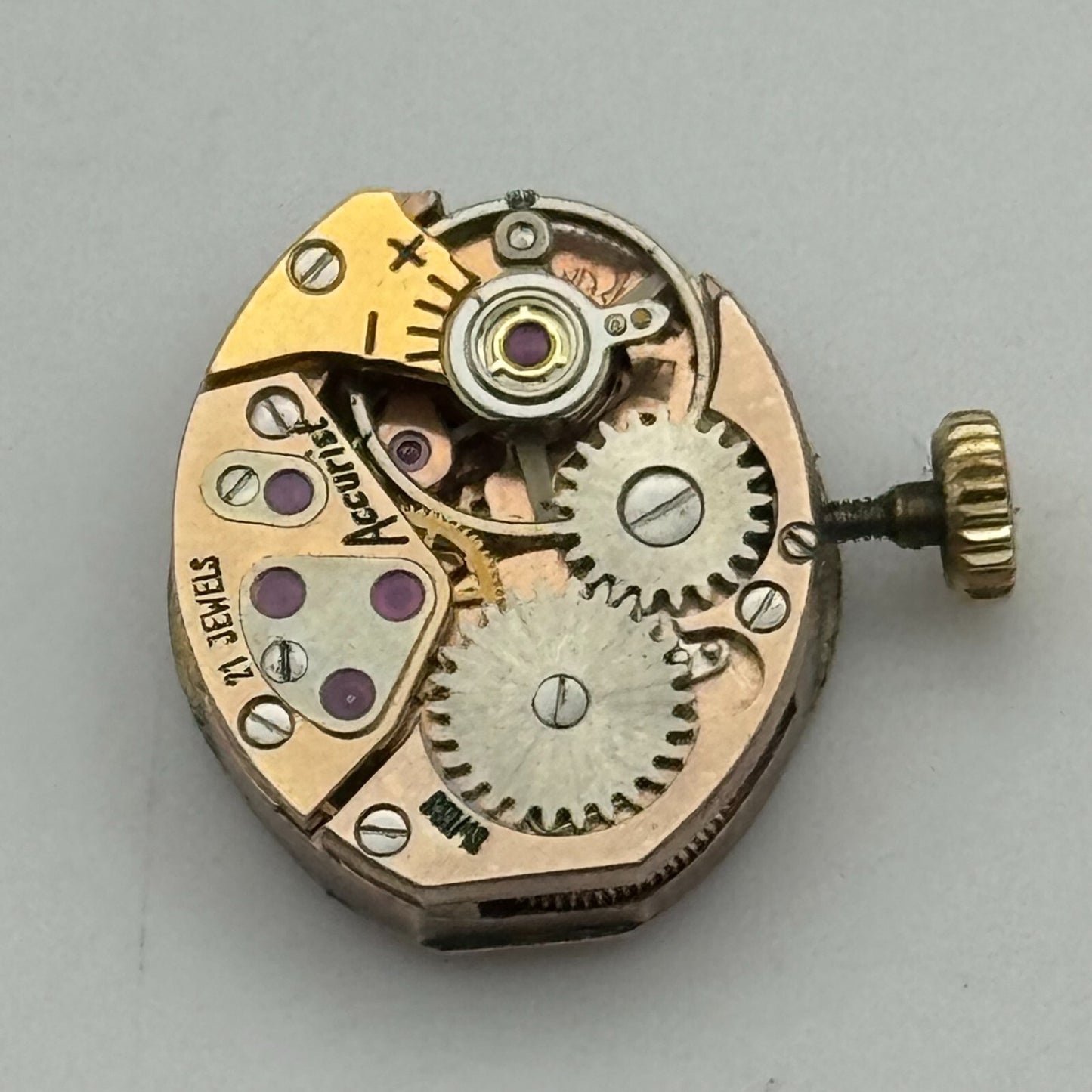 13mm Ladies Accurist ETA 2487 Manual Wind 21 Jewels Swiss Watch Movement PARTS