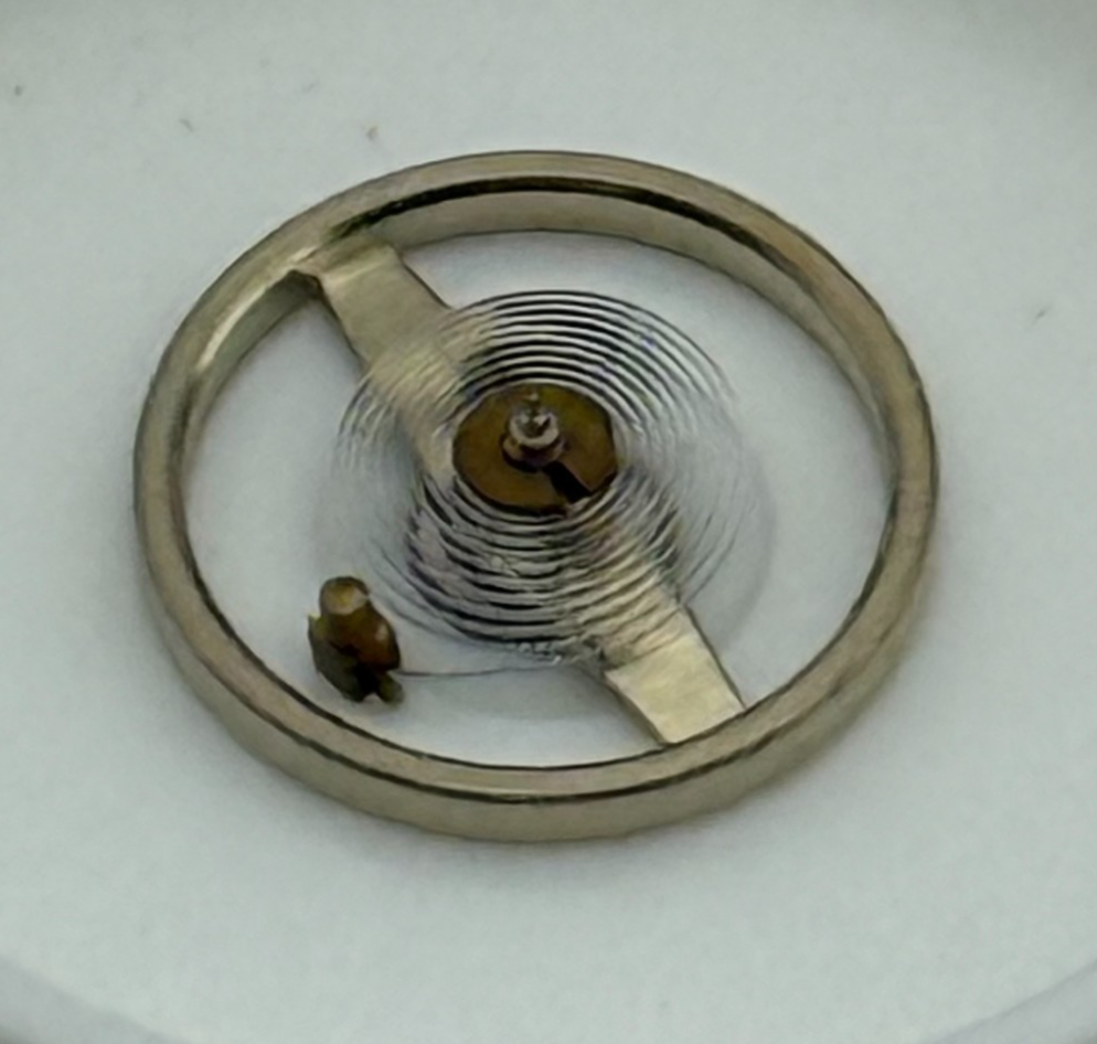 Ebosa 86 87 Balance Wheel Complete And Spring 8¾’’’  1249 Watch Movement Parts