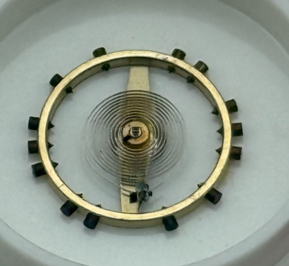 AS 984 Balance Wheel Complete And Spring 10 1/4''' 30 M Watch Movement Parts NOS