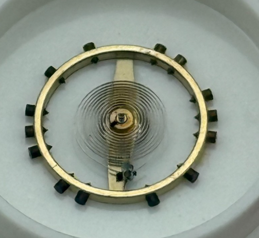 AS 984 Balance Wheel Complete And Spring 10 1/4''' 30 M Watch Movement Parts NOS