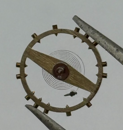 ETA 2512 Balance Wheel Complete And Spring 1112 M Watch Movement Parts NOS