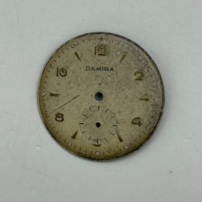 23.6mm Vintage Cupillard Cal 233 Manual Wind Partial Watch Movement PARTS REPAIR