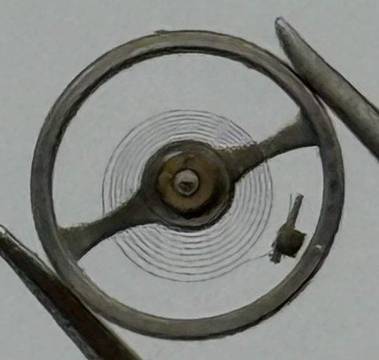 Oris 280 410 Balance Wheel Complete And Spring 330 M Watch Movement Parts NOS