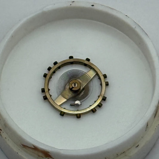 AS 475 Balance Wheel Complete And Spring 5¼’’’ Watch Movement Parts NOS 